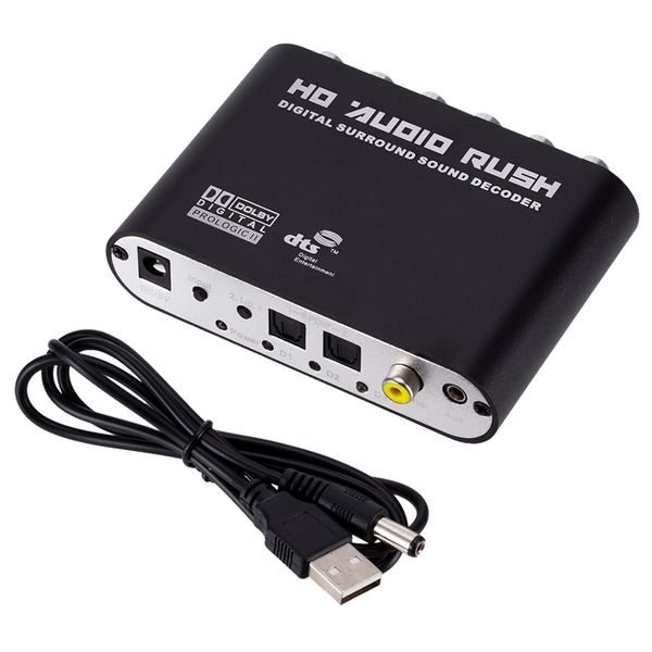 

5.1 ch audio decoder spdif coaxial to rca dts ac3 digital to 5.1 analog converter for ps3,dvd player, xbox