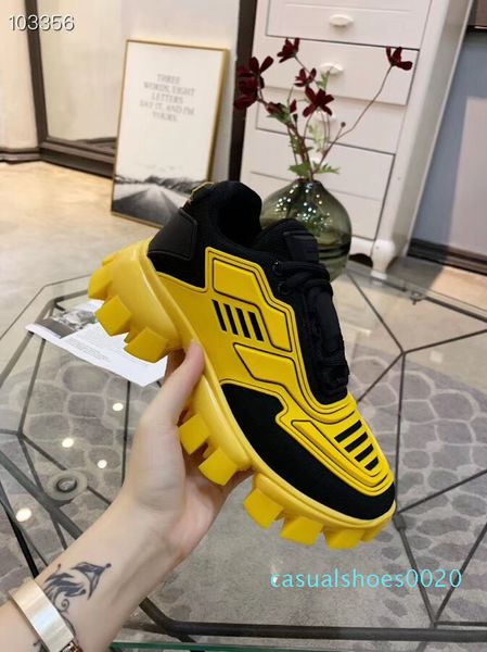 

2020 new designer shoes men and women cloudbust thunder knit designer oversized women's shoes lightweight rubber sole casual shoes c20, Black