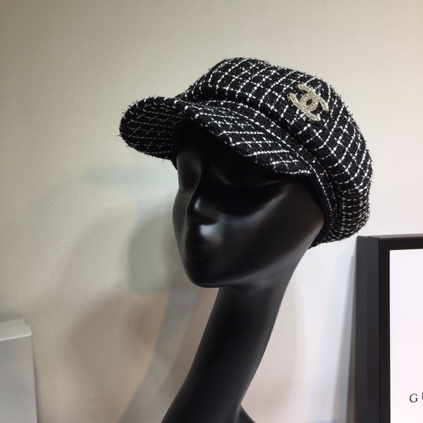 Newsboy Hats for Women,Plaid Printed Retro Cotton Wide Brims Newsboys Hats