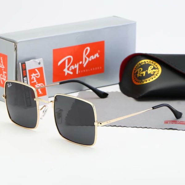 

19brand designer sunglasses metal hinge sunglasses men glasses women sun glasses uv400 lens with cases and box, White;black