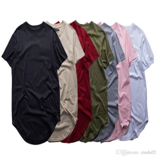 

fashion men extended t shirt longline hip hop tee shirts women swag clothes harajuku rock tshirt homme ing, White;black