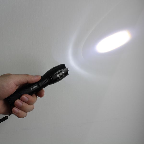 

2019 перезаряжаемый светодиодный фонарик led xml t6 фонарик 1000 люменов факел 5 режимов свет масштабируемый тактический фонарь лампа
