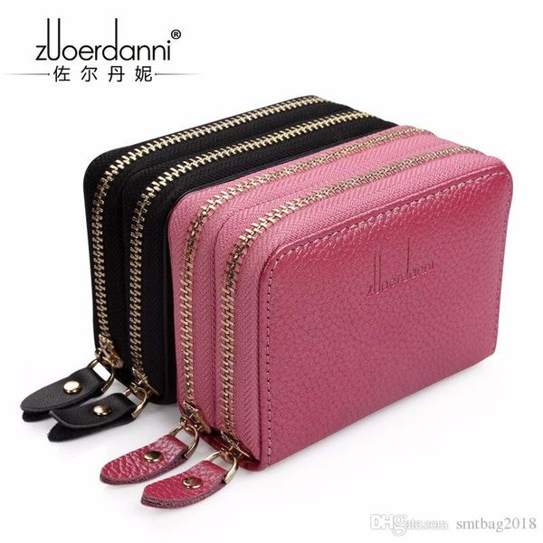 

горячей продажа людей письмо реальных кожаный держатель мини карты верхнего качество мужчина бумажники мода для женщин с коробкой 153abc 12, Red;black