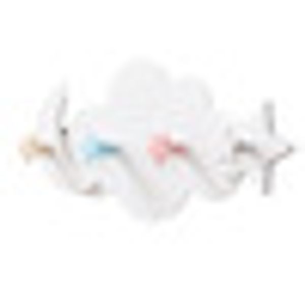 

bedroom hanger hook hat nail organizer decoration bathroom star moon cloud clothes shelf hanging wall mount