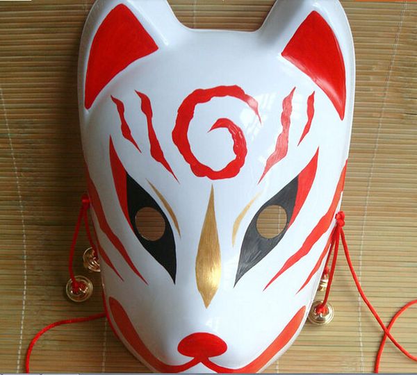 

funny hand -painted fox mask endulge japanese full face pvc halloween animal mask masquerade cosplay party masks