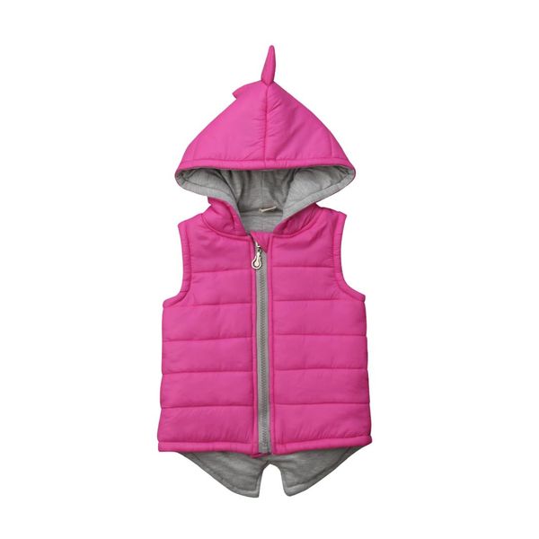 

2019 canis infant baby girl winter warm dinosaur hooded coat kid jacket outerwear zipper autumn fashion waistcoat, Blue;gray