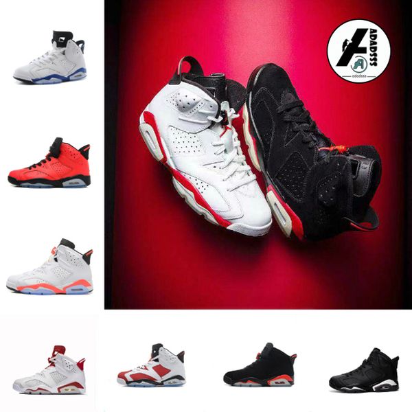 

womens jumpman 6s basketball shoes j6 aleali may pink black infrared green boys girls kids aj6 air flight sneakers boots