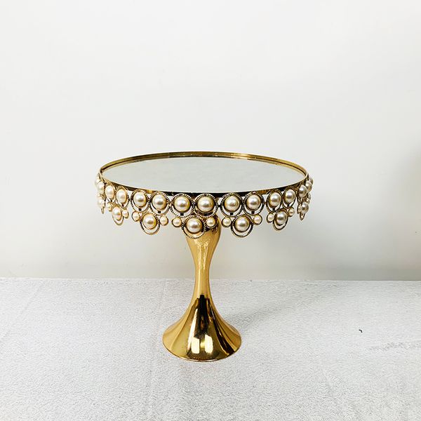 

3pcs/lot pearl cake round tray cupcake set stand cakes decoration