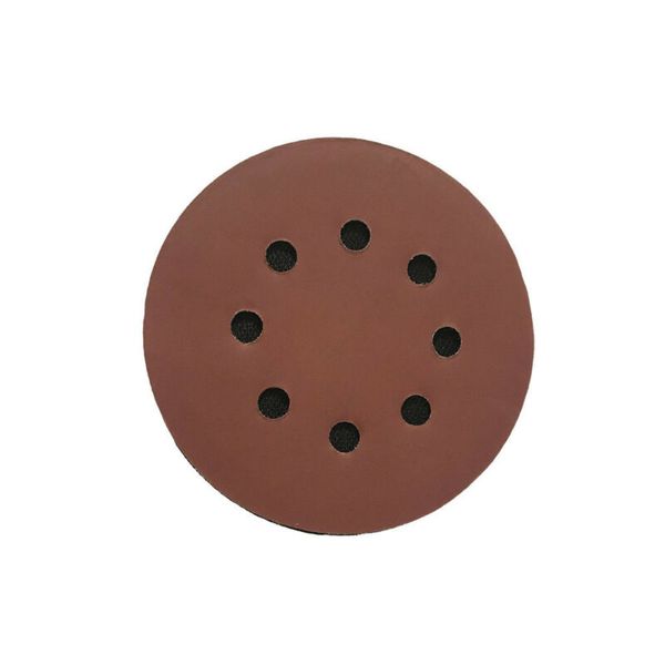 

125mm 8-hole sanding disc pad 80/120/240 grit sander sandpaper 50x/10pcs parts