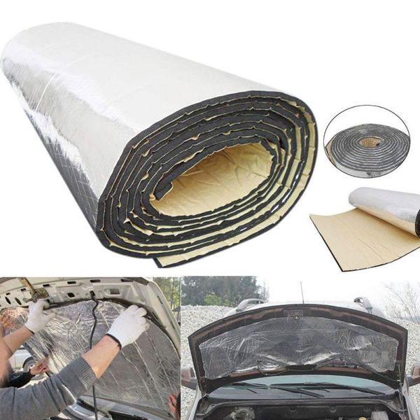 

2m x 0.5m insulation proof mat audio noise control sound deadener car heat shield soundproofing foam deadening insulation