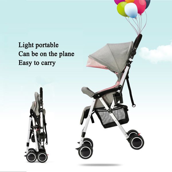 

2019 new stroller baby safety seat newborn car carrier can sit lie down children