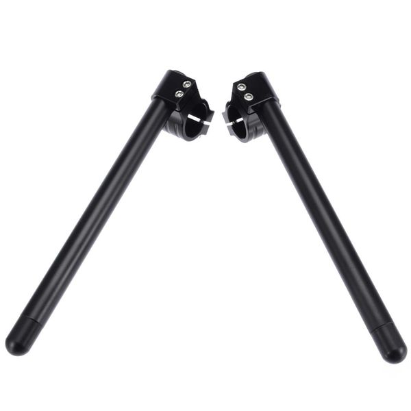 

новое прибытие 2pcs / set съемная мотоцикл handlebar гонки регулируемая cnc 35мм клип на ons вилка ручка бар