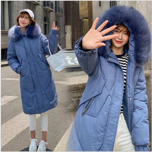 

women parka fashion cotton winter jacket women 2019 new design windproof warm thick female coats z229, Tan;black