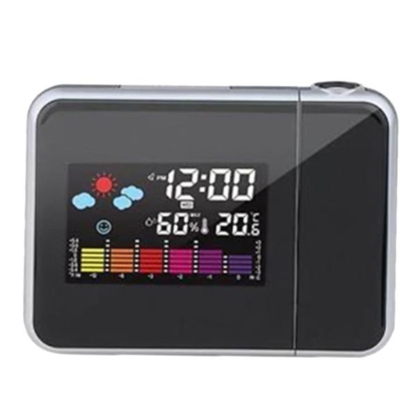 

electric deskclock electronic alarm led screen display data time temperature humidity calendar desk watch