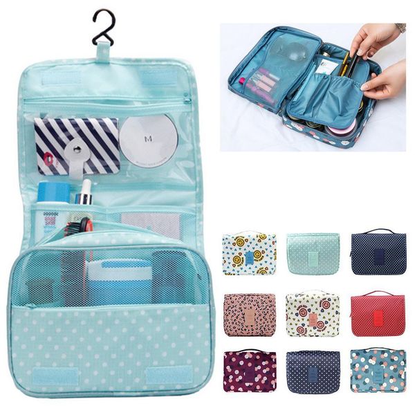 

multi patern foldable travel camping hanging bag cosmetic oxford cloth