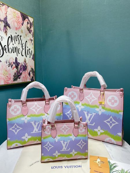 

good fashion rainbow size shopping bag luxury handbags woman evening bag leather fashion box wholesale - designers clutch bag