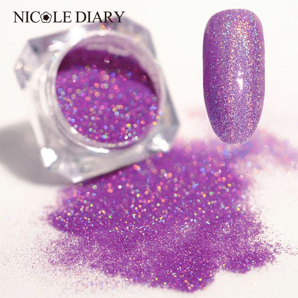 

starry nail glitter powder holographic laser glitters dust manicure nail art decorations, Silver;gold