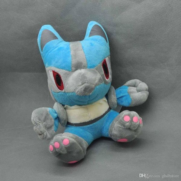 

new 7" 18cm riolu plush doll anime collectible dolls stuffed party gifts soft toys