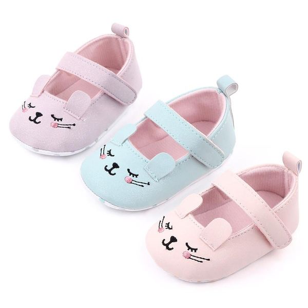 

newborn baby girls boys solid cartoon first walkers soft sole shoes sneakers