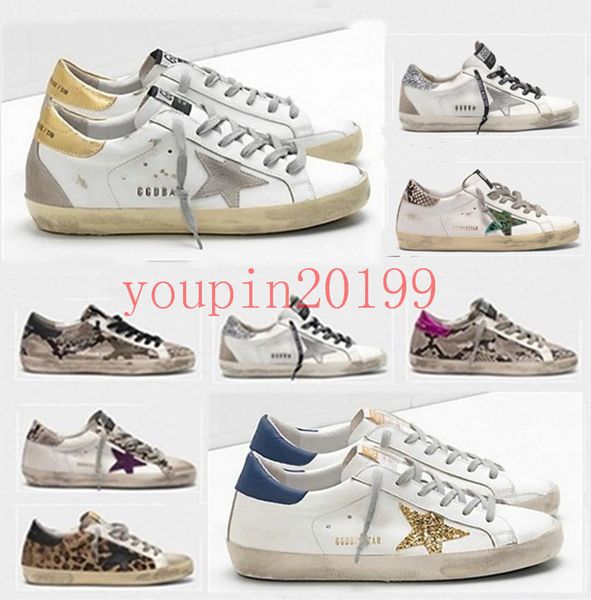 

italy brand multicolor heel golden superstar goose designer sneakers men/women classic white do-old dirty shoes casual shoes 35-45 j55