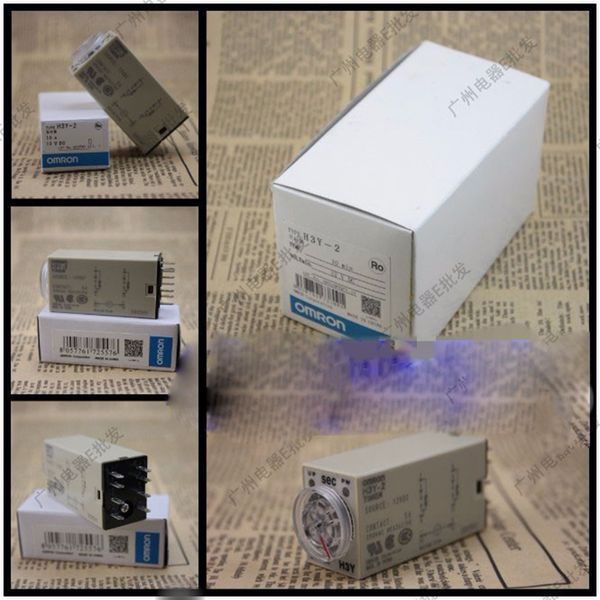 

Small Time Relay H3Y Delay Timer Relay 110V 220V AC with H3Y-2 Base Delay Time 1S-1H