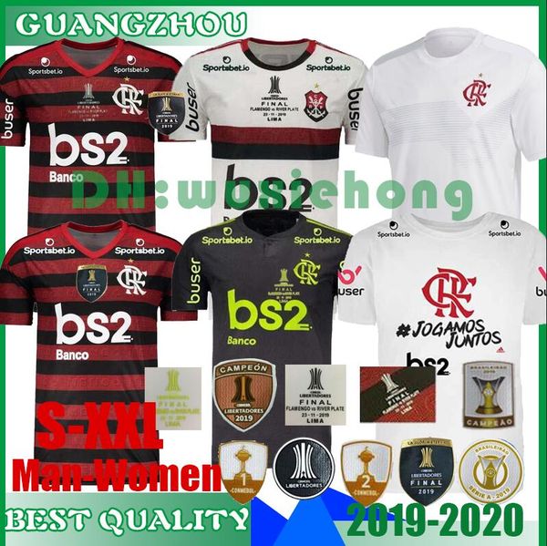 

2019 2020 flamengo man woman soccer jersey 19 20 flemish gabriel b. de arrascaeta b.henrique soccer jerseys flamengo football shirt s-xxl, Black;yellow