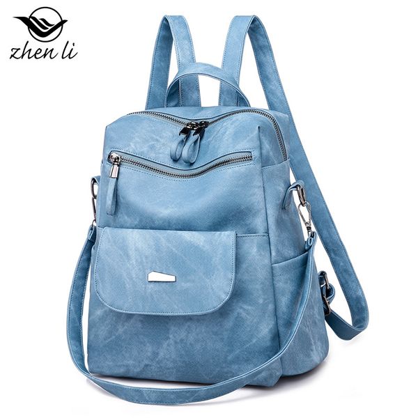 

2020 new style womens bag backpack fashion fashion retro womens bag cross-border
