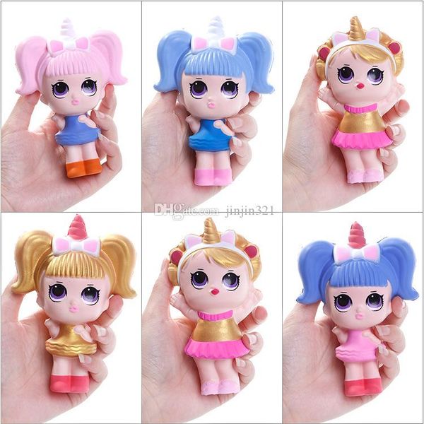 

рукой squishies игрушки 14см новые милые девушки бугага серии pu замедлить рост мягкие игрушки дети рождественский подарок декомпрессии игру