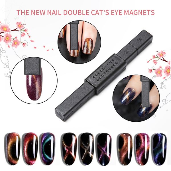

multi-funcation nail magnetic stick strong magnet for cat eyes uv gel polish magic nail art tools, Red;pink