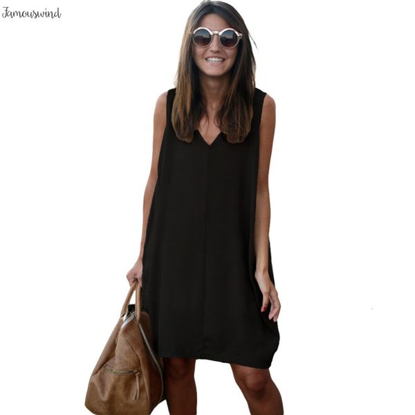 

летнее платье повседневный женщина 2019 новая мода v шеи без рукавов платье пляжа tank платья партии для женщин размеры vestidos, Black;gray
