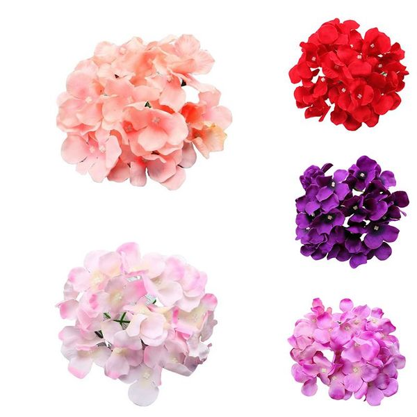 

exquisite artificial flowers silk hydrangea flowers simulation floral bouquet garland for wedding party home decor*