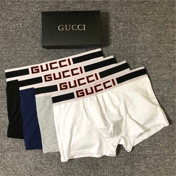 

sell luxury mens designer boxers brand underpants classic mens boxer casual shorts underwear luxury breathable underwears 2020732k, Black;white