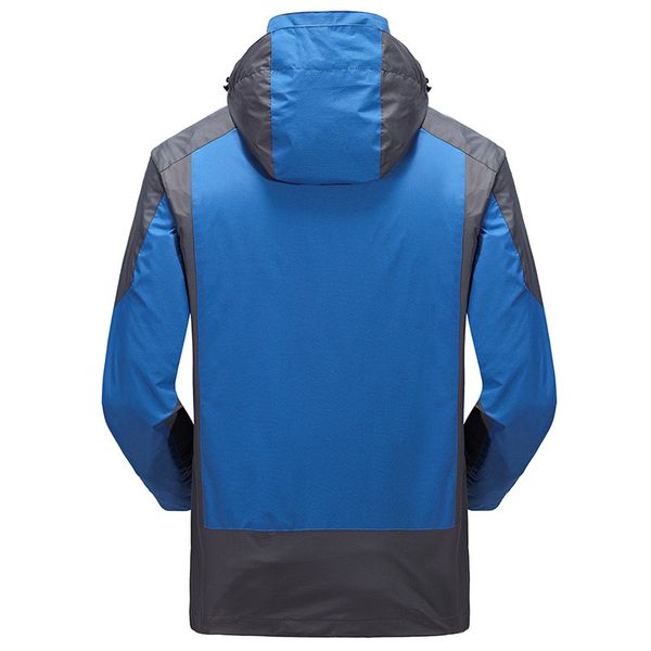 

autumn and winter new style men's raincoat jacket warm and cold outdoors three-in-one-piece loose and plus-sized mountaineering