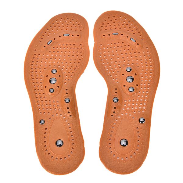 

comfort pads blood circulation breathable solid magnetic therapy foot care health shockproof shoe deodorant pain relief, Black
