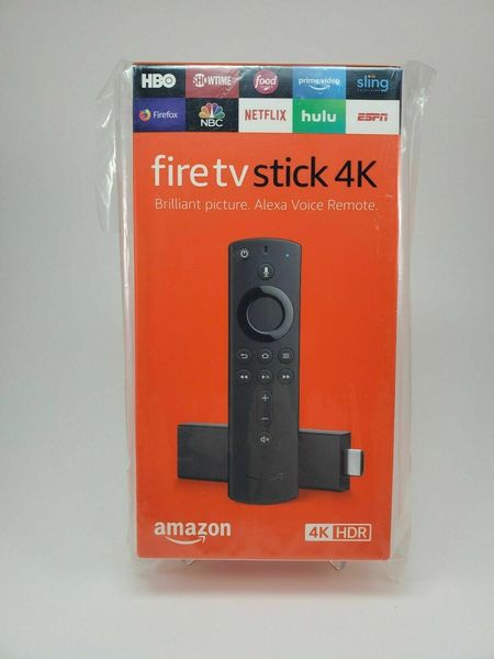 

amazon fire tv stick 4k media streamer с голосовым пультом alexa voice remote (2-е поколение) - черный