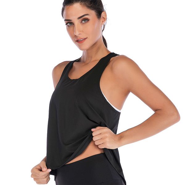 

women sportswear elastic cross back vest solid color for yoga bb55, White;red