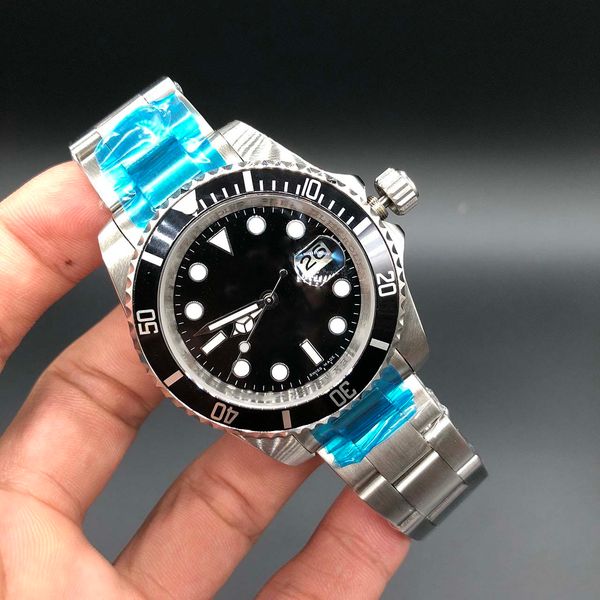 

wholesale watch old model 16610 men automatic sapphire stainless original strap black dial mens watches wristwatch