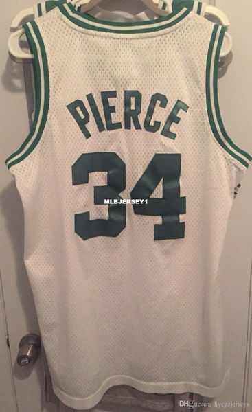 

wholesale #34 paul pierce jersey men ad sewn t-shirt vest stitched basketball jerseys ncaa, Black;blue