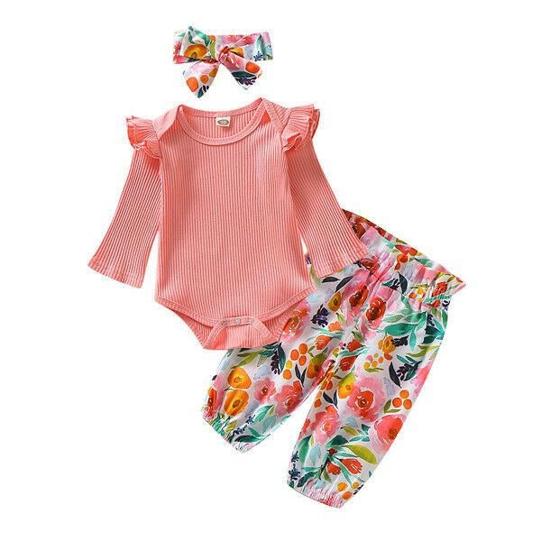 

autumn clothes newborn kids baby girls clothes t-shirt dress+leggings pants outfits set 0-18 months, White