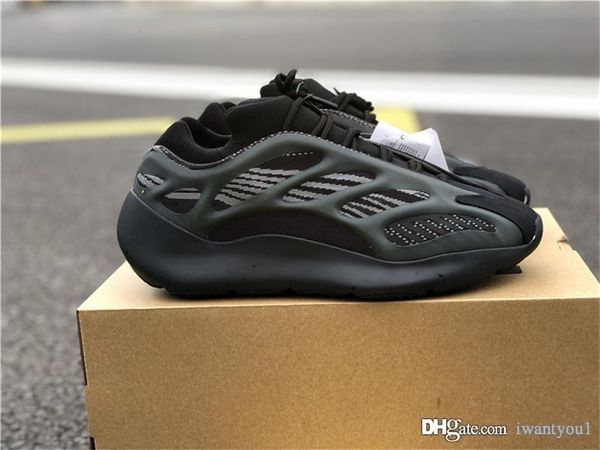 

est authentic 700 v3 alvah h67799 azael fw4980 kanye west glow in the dark men women running shoes 7447adidas sneakers with original box