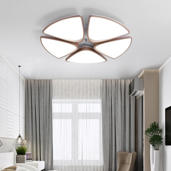 2019 Dar Modern Led Ceiling Lights For Living Room Bedroom Rose Gold Painted Iron Acrylic Lampshade Plafondlamp Lamp Ceiling Fixture From Delin