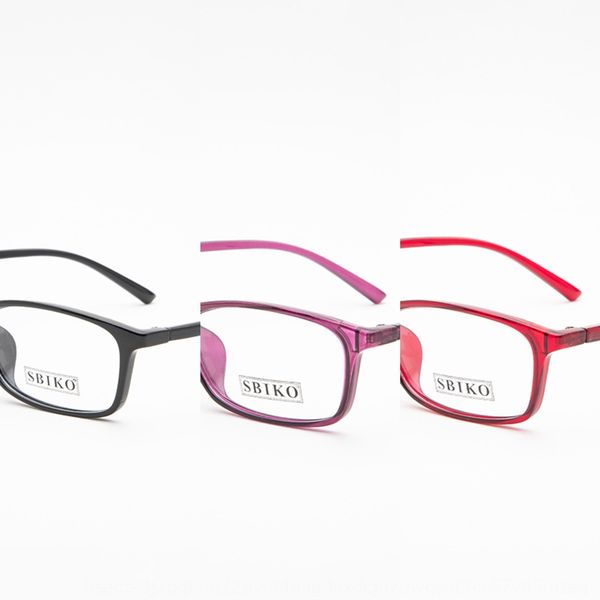 

jagger xh610 ultra light frame myopia glasses female tr90 square slim male black frame myopia glasses plain fashion, Silver