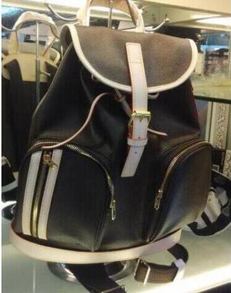 

brand new women's backpack 100% real leather bosphore bag designer brand backpack big size bag brown flower womens handbag vintage back