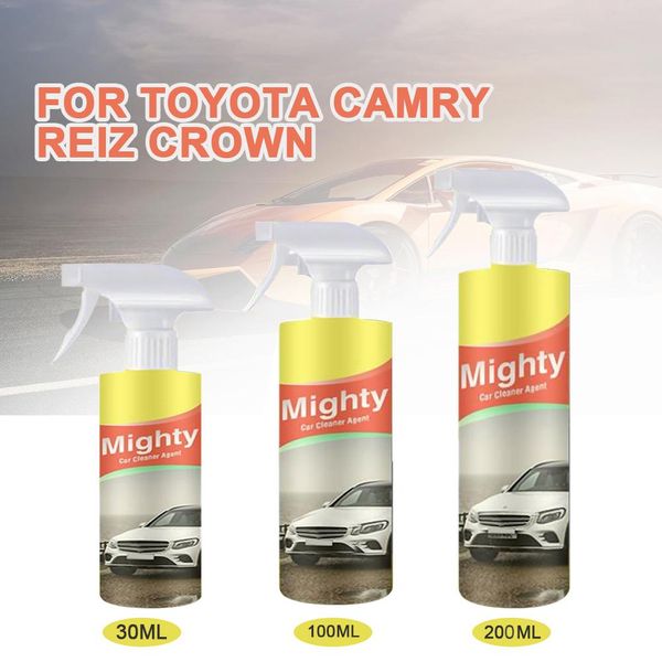 

30ml 100ml mighty car cleaner agent car decontamination cleaner anti-fog spray for windshield glasses paint maintenance tool
