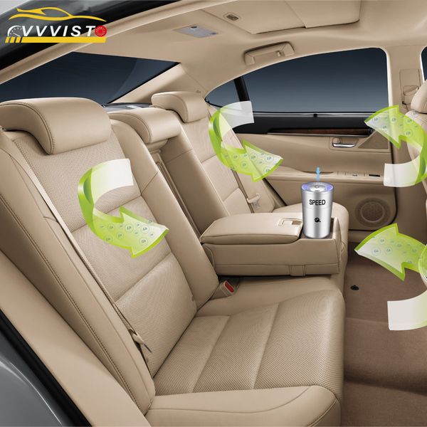 

2019 vvvist car air purifiers dc 12v auto car fresh air anion ionizer active oxygen formaldehyde removing electric freshener
