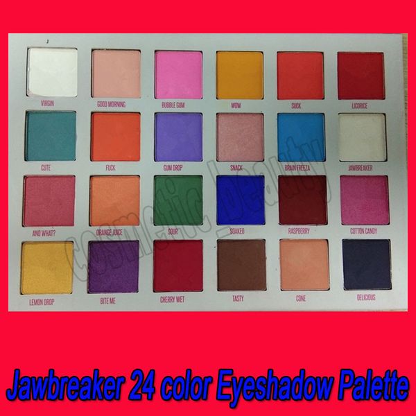 

2019 new j brand eye makeup jawbreaker palette 24 color eye hadow palette eye hadow hippin