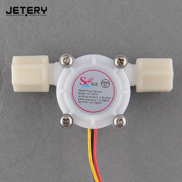 

new water flow sensor switch meter counter hall sensor flowmeter 0.3-6l/min #