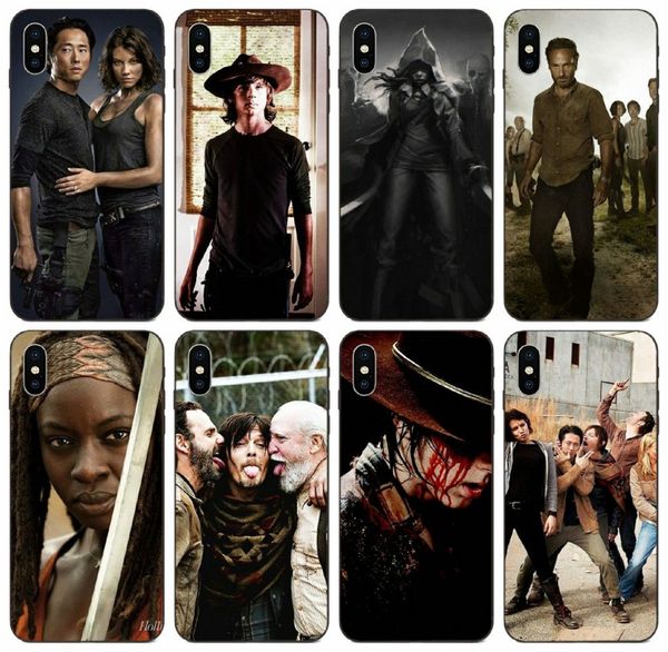 

tongtrade] the walking dead chandler riggs case for apple iphone 11 pro x xs max 8p 7p 6p galaxy j3 honor v9 play redmi 5a 6a soft tpu case