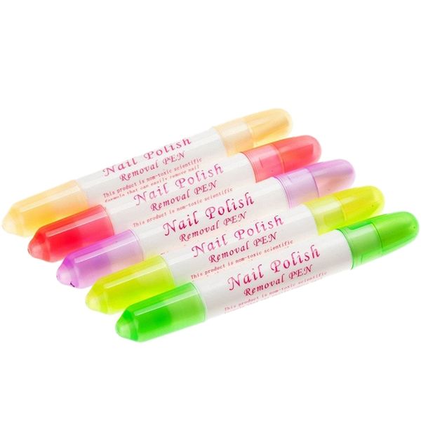 

nail art polish corrector remover pen with changeable tips, Silver