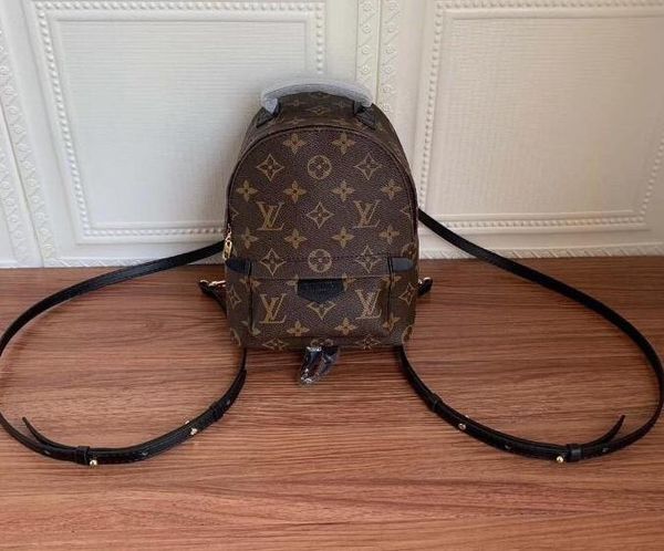 

2020 designer l backpack women palm springs mini brand genuine leather children backpacks women printing leather mini backpack